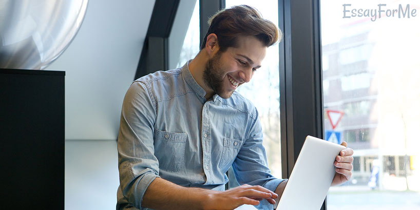 Guy with Laptop